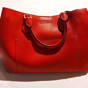 Michael Kors Large Satchel (Orange)